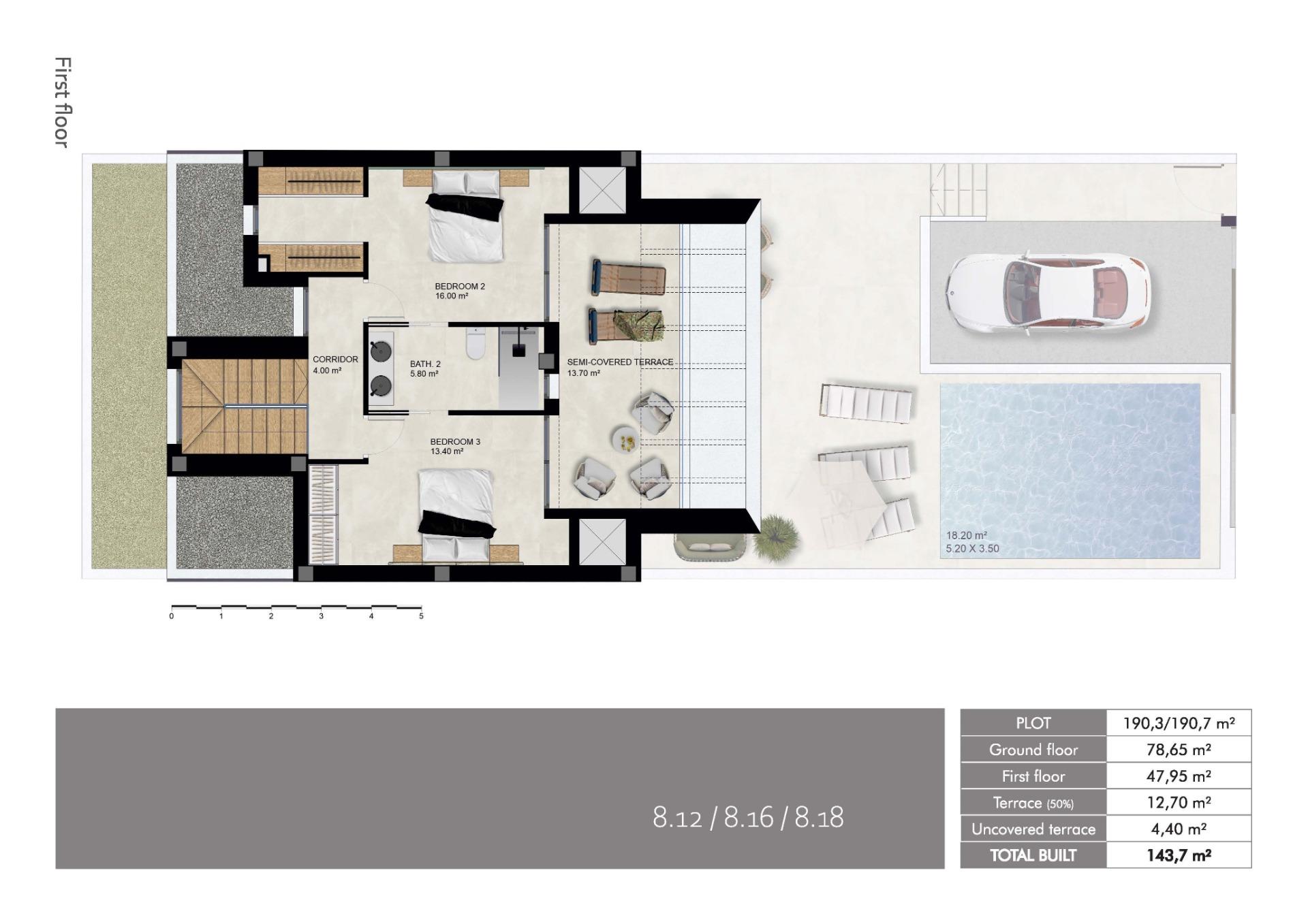 Nieuwbouw halfvrijstaande en geschakelde villa’s in Dolores, Alicante - foto 14