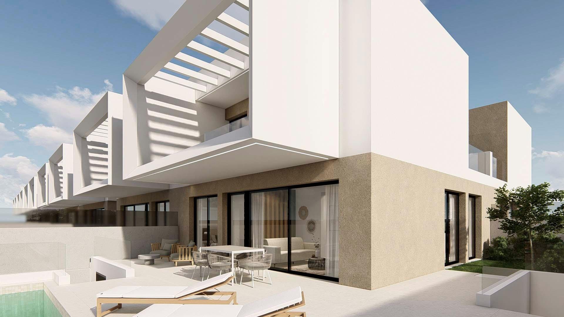Nieuwbouw halfvrijstaande en geschakelde villa’s in Dolores, Alicante - foto 2
