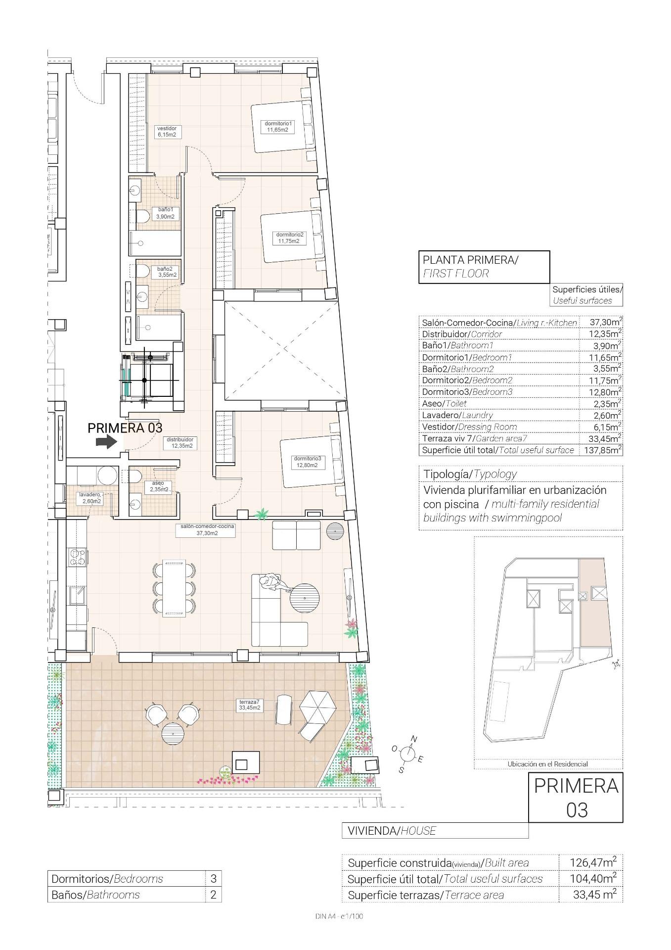 8-9 Exclusieve nieuwbouwappartementen met uitzicht op de wijngaarden in Hondón de las Nieves - foto 9