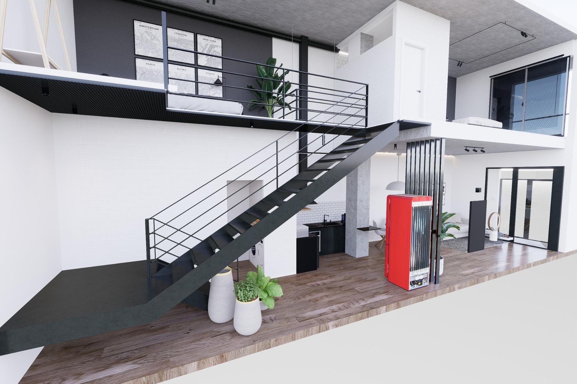 Moderne duplex loftappartementen in het hart van Alicante