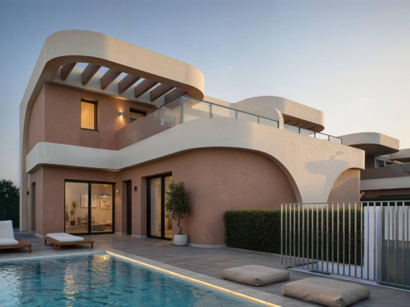 Moderne halfvrijstaande villa’s in Daya Nueva met een eigentijds ontwerp en uitstekende verbindingen - foto 9