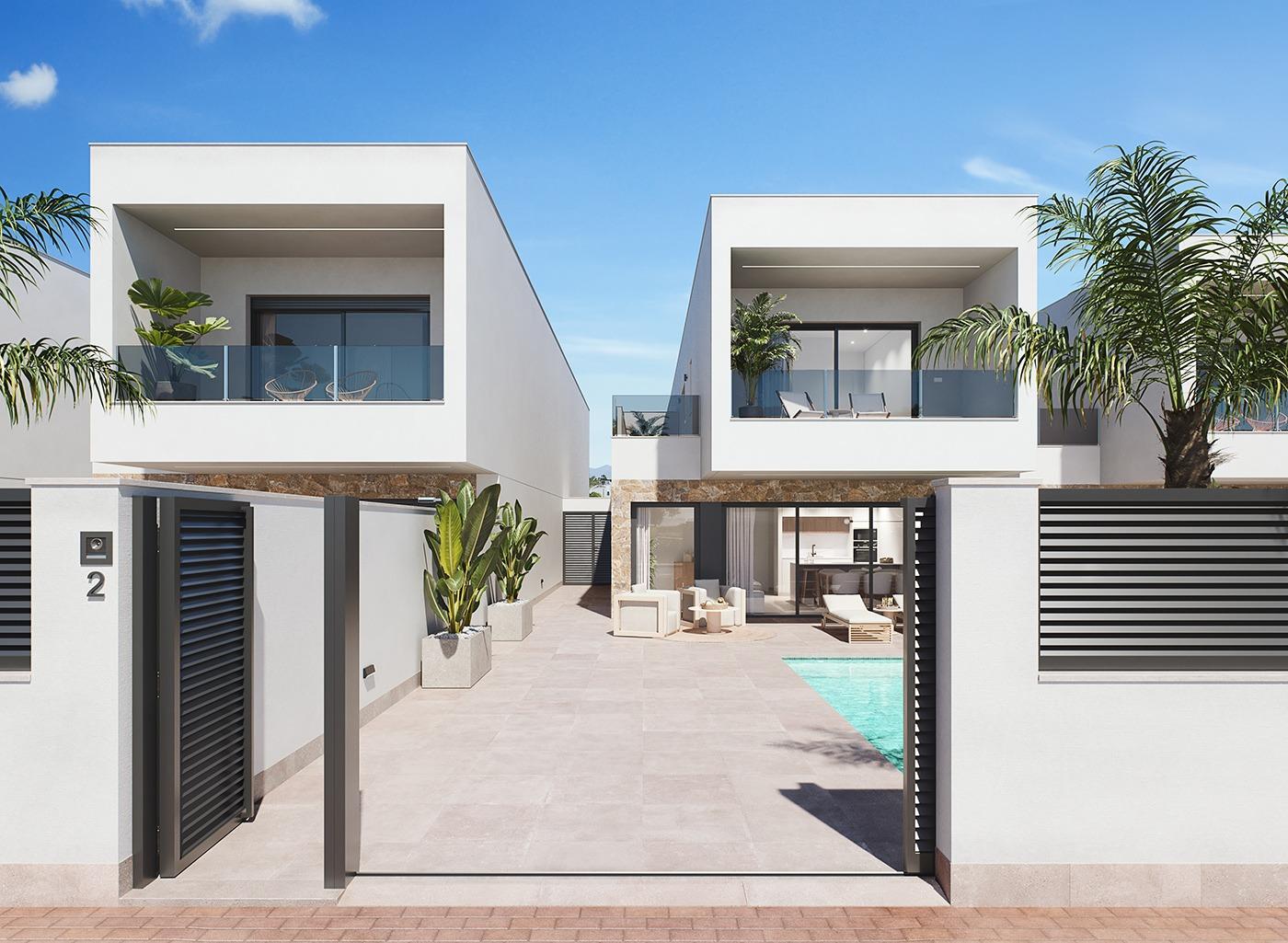 Moderne nieuwbouwwoningen met privézwembad in San Pedro del Pinatar - foto 4
