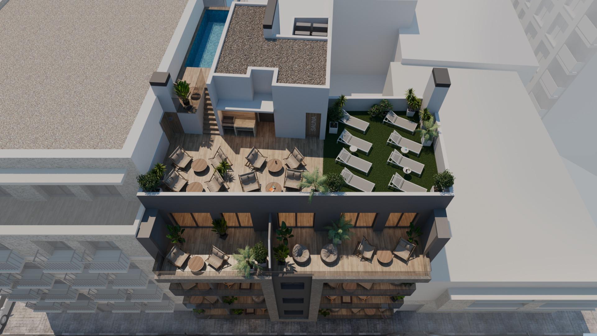 Nieuwbouwappartementen in Torrevieja Op slechts 600 m van het strand Playa del Cura - foto 7