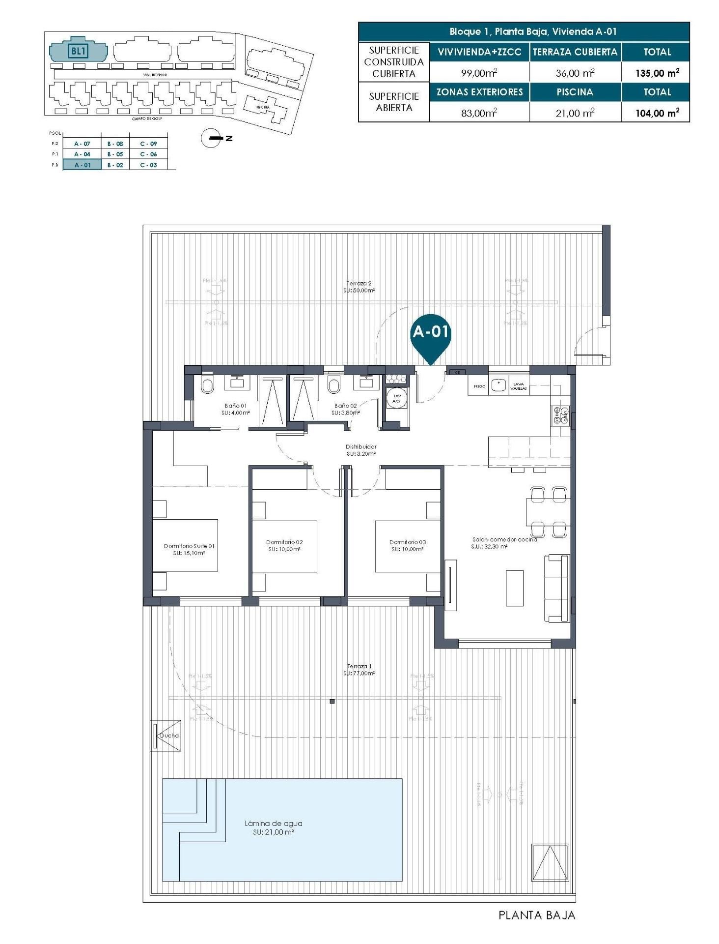 Nieuwbouwappartementen en -villa’s direct aan de golfbaan in La Serena Golf, Los Alcázares, Los Alcazares - foto 13