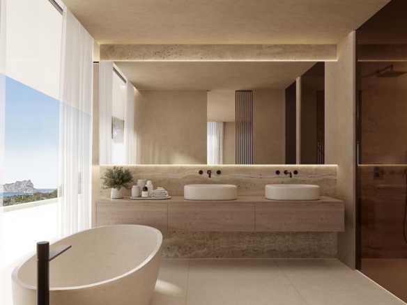 Luxe, moderne villa met panoramisch uitzicht op zee in Montemar, Benissa - foto 8