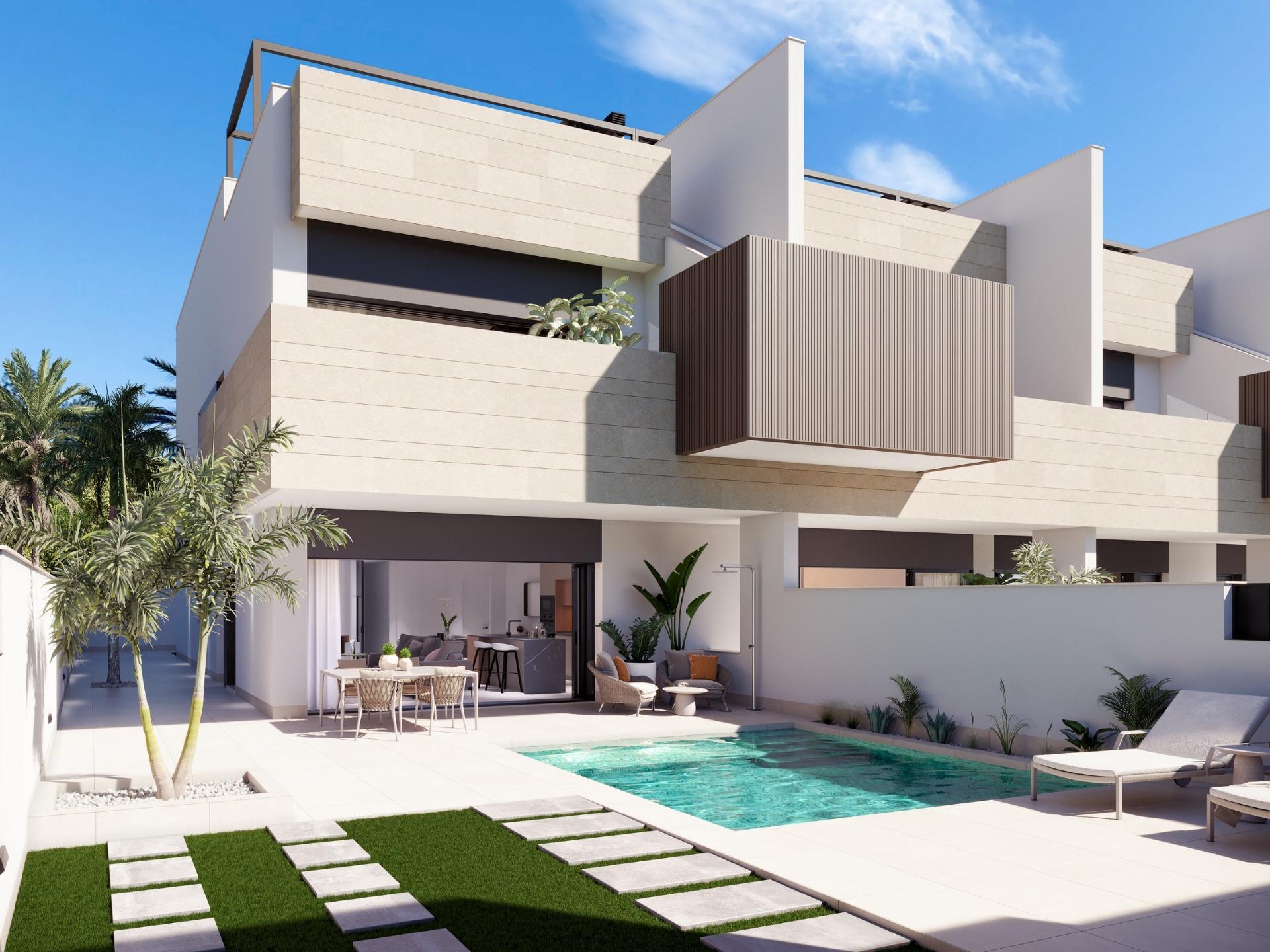5-1 Boutique-project met nieuwbouwwoningen met privézwembad in Pilar de la Horadada