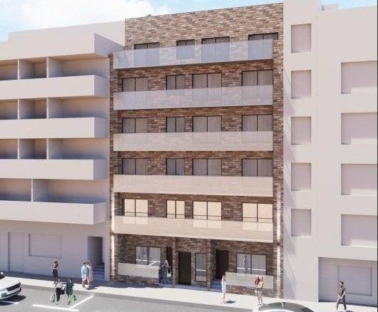 Moderne appartementen met zwembad op het dak, op slechts 250 meter van het strand van Acequion, Torrevieja