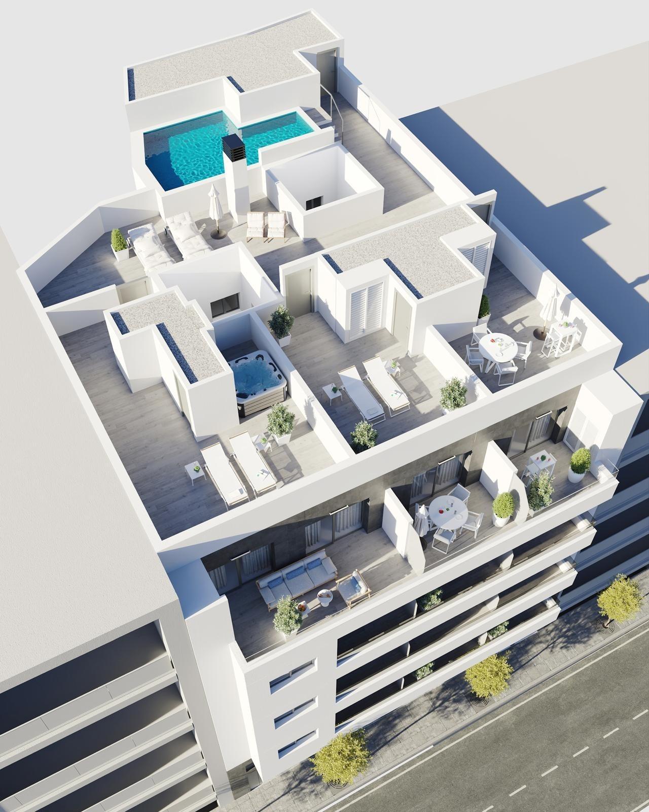 Nieuwbouwappartementen in Torrevieja Op slechts 400 m van Playa del Cura - foto 10