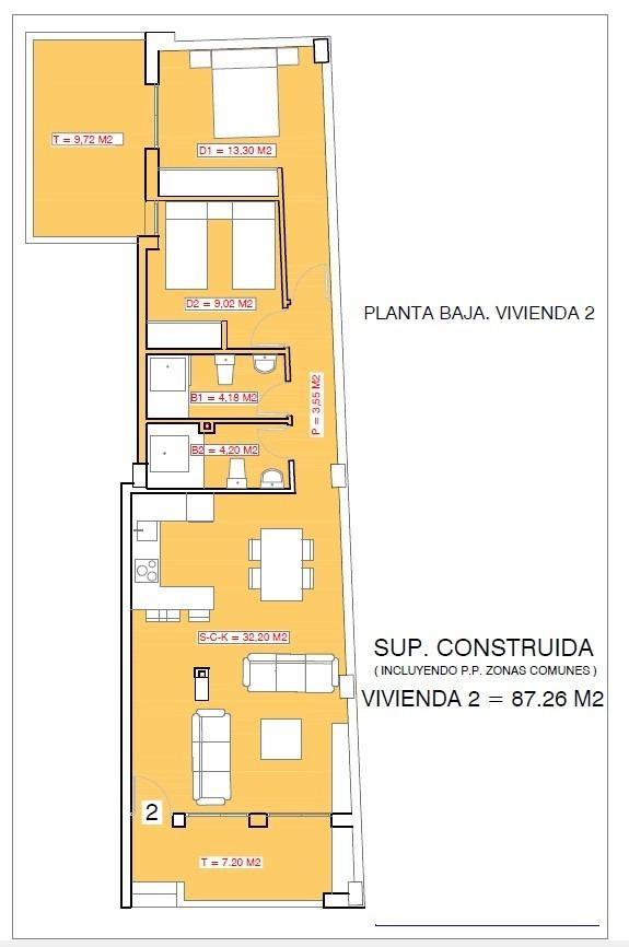 Moderne appartementen met zwembad op het dak, op slechts 250 meter van het strand van Acequion, Torrevieja - foto 17