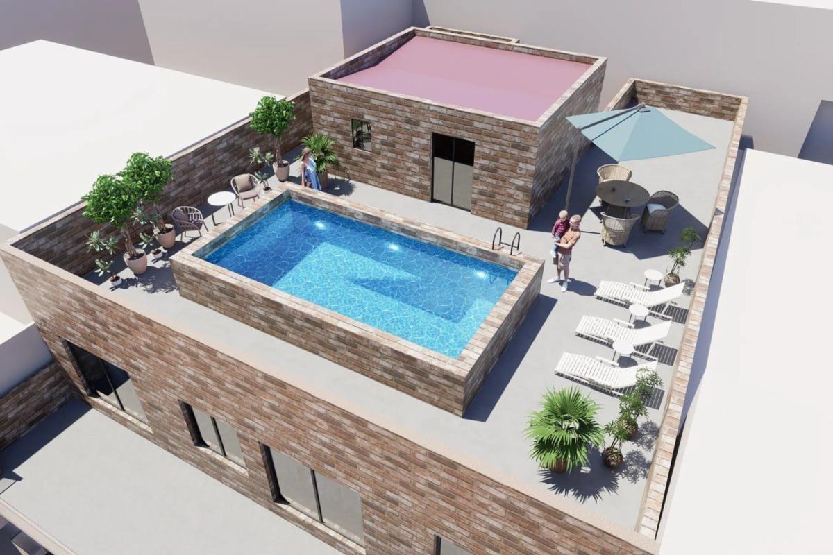 Moderne appartementen met zwembad op het dak, op slechts 250 meter van het strand van Acequion, Torrevieja - foto 2