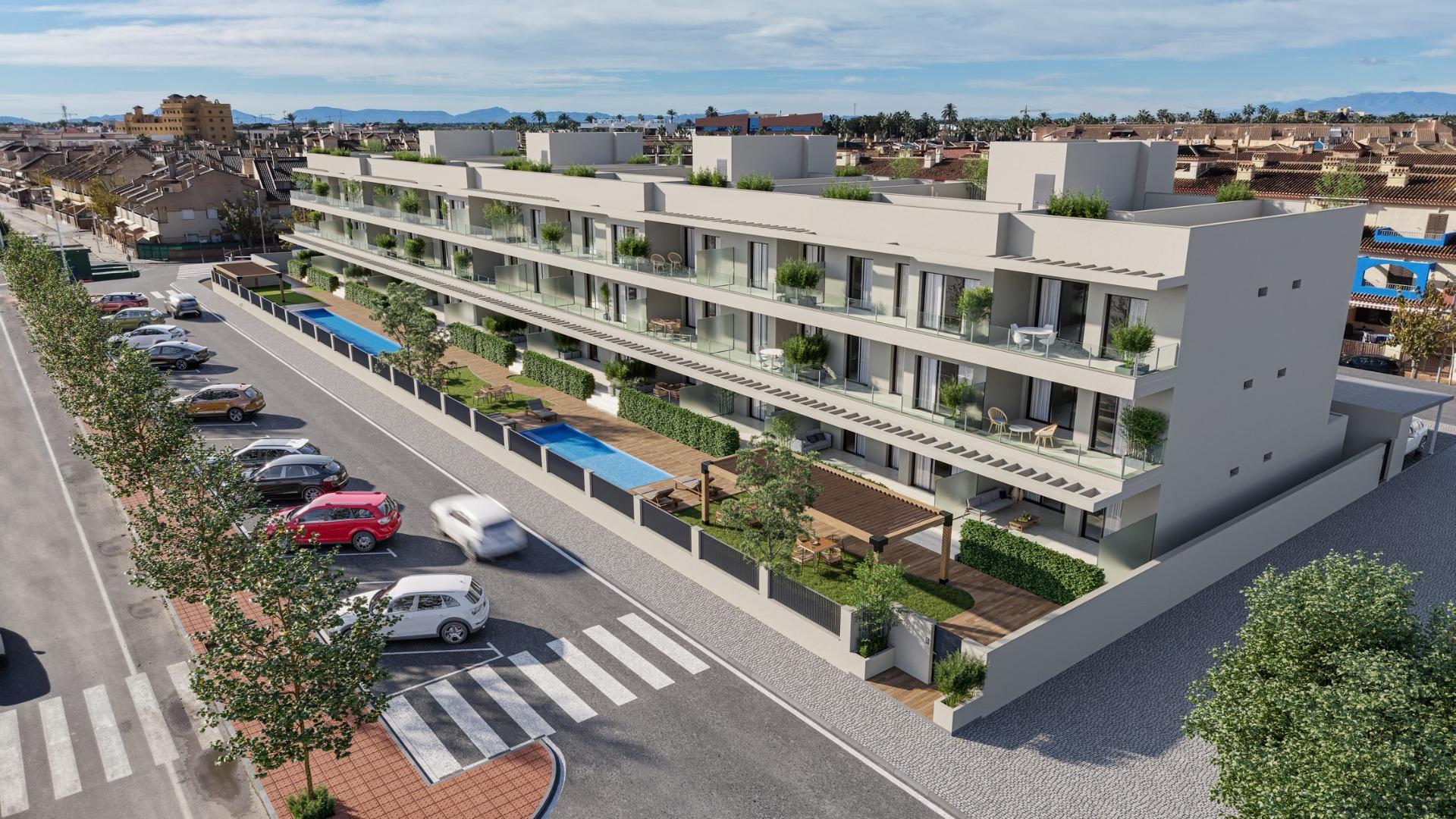 Nieuwbouwwoningen op 250 m van het strand van Los Narejos in Los Alcazares - foto 4
