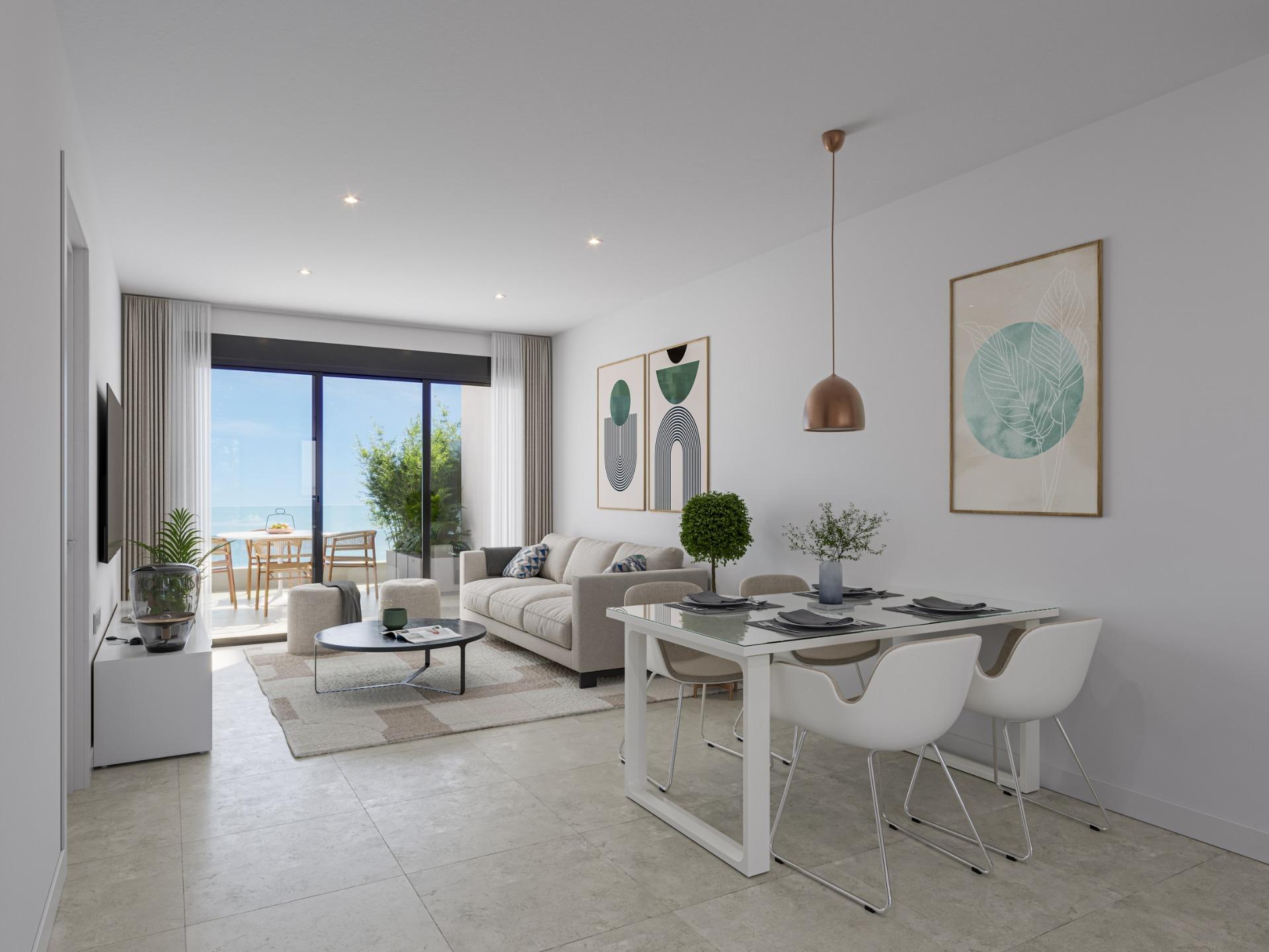 Nieuwbouwwoningen op 250 m van het strand van Los Narejos in Los Alcazares - foto 7